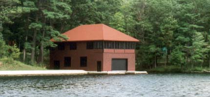 Photo: Boathouse, brick construction