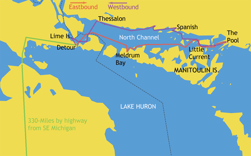 North Channel Lake Huron Chart
