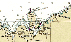 Chart: Munising and Grand Island