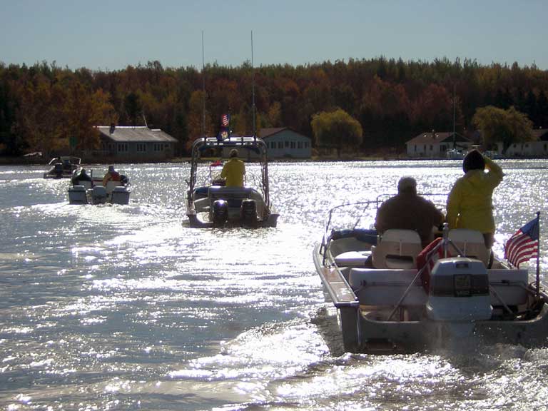 Photo: Classic Boston Whaler boats, Fall cruise, 2006