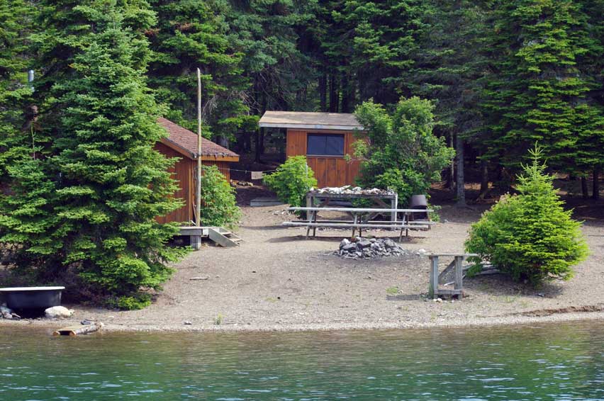 Image: COME AND REST campsite, Slate Islands, Lake Superior, Ontario, Canada