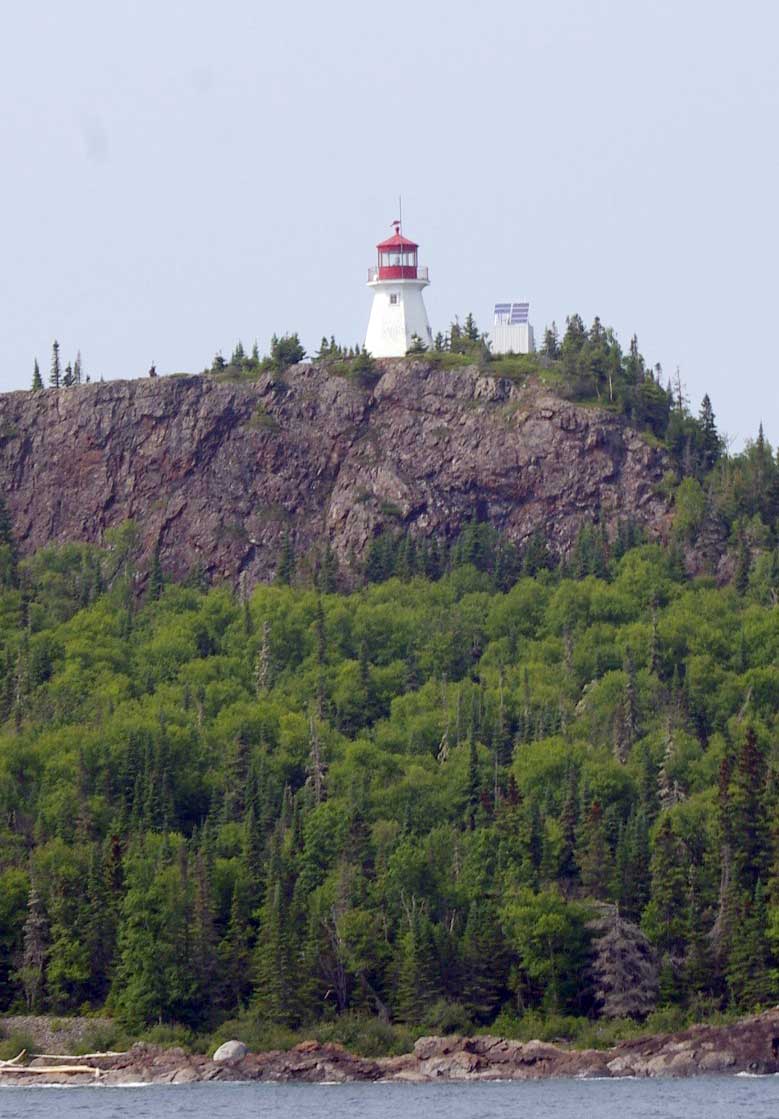 Image: Patterson Lighthouse towering above Lake Superior