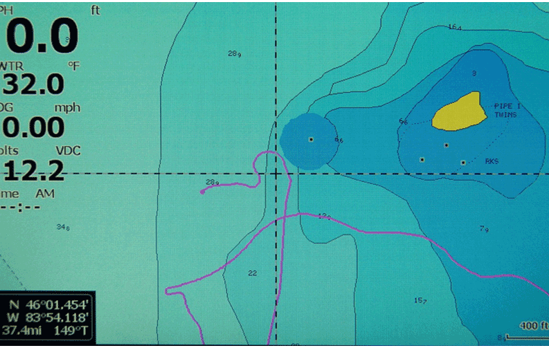 Navionics digital chart