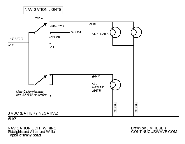 Boat Light Switch Wiring Diagram from continuouswave.com