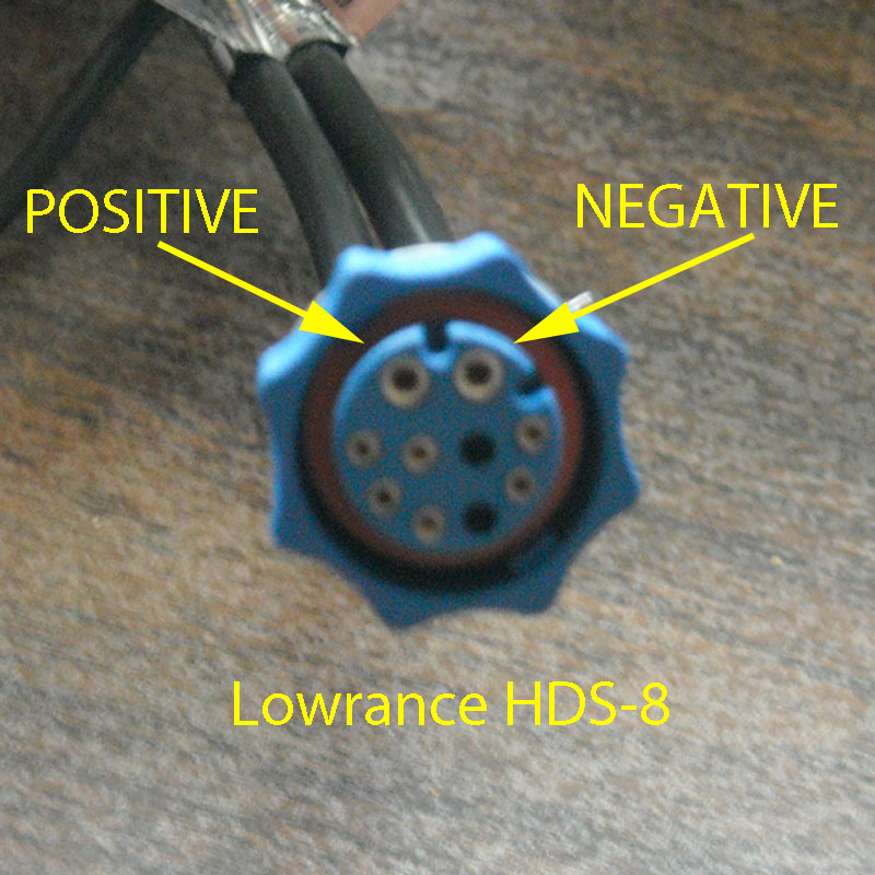 Photo: HDS power-data connector cable end.