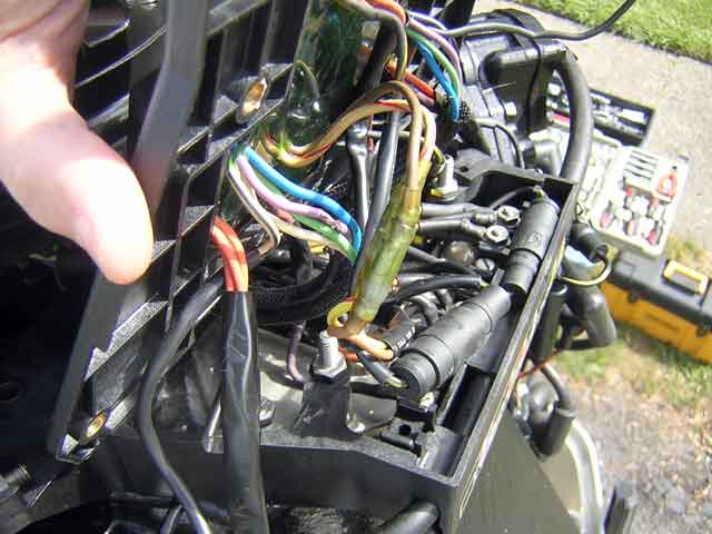 Photo: Evenrude Power Pack and wiring
