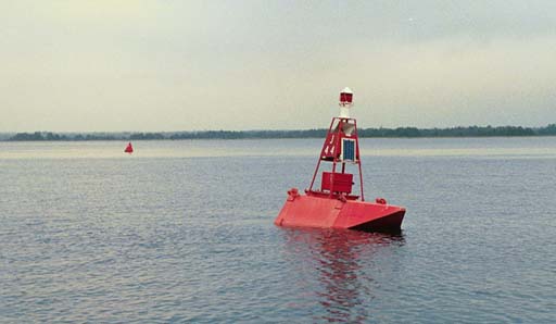 [Photo: Current Sensing Buoy]