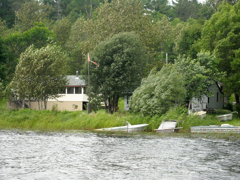 Photo: Key River cottage in disrepair.