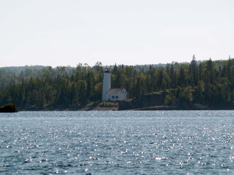 Photo: Rock Harbor Lighthouse, Isle Royal, Lake Superior.