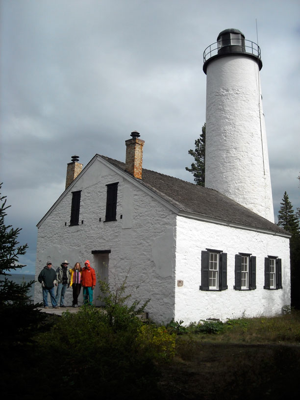 Photo: Rock Harbor Lighthouse,  Isle Royale, Lake Superior.