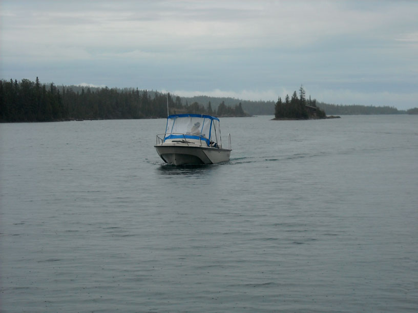 Photo: Entering Tobin Harbor, Isle Royale, Lake Superior