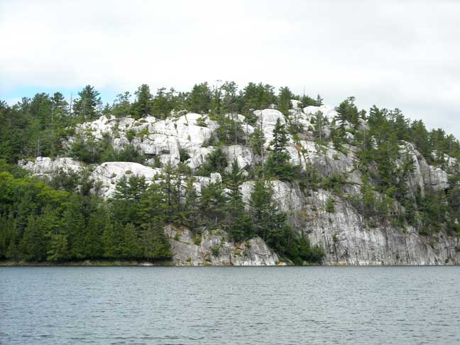 Photo: Dreamer's Rock, just east of Little Current.