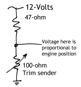Simplified schematic of trim circuit.